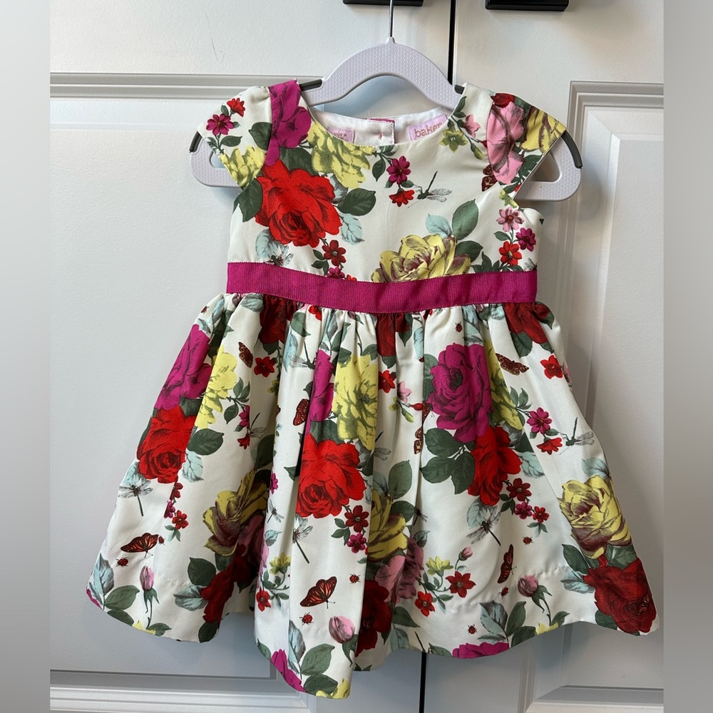 Baker by Ted Baker Girls Floral Dress Size 18-24 Months